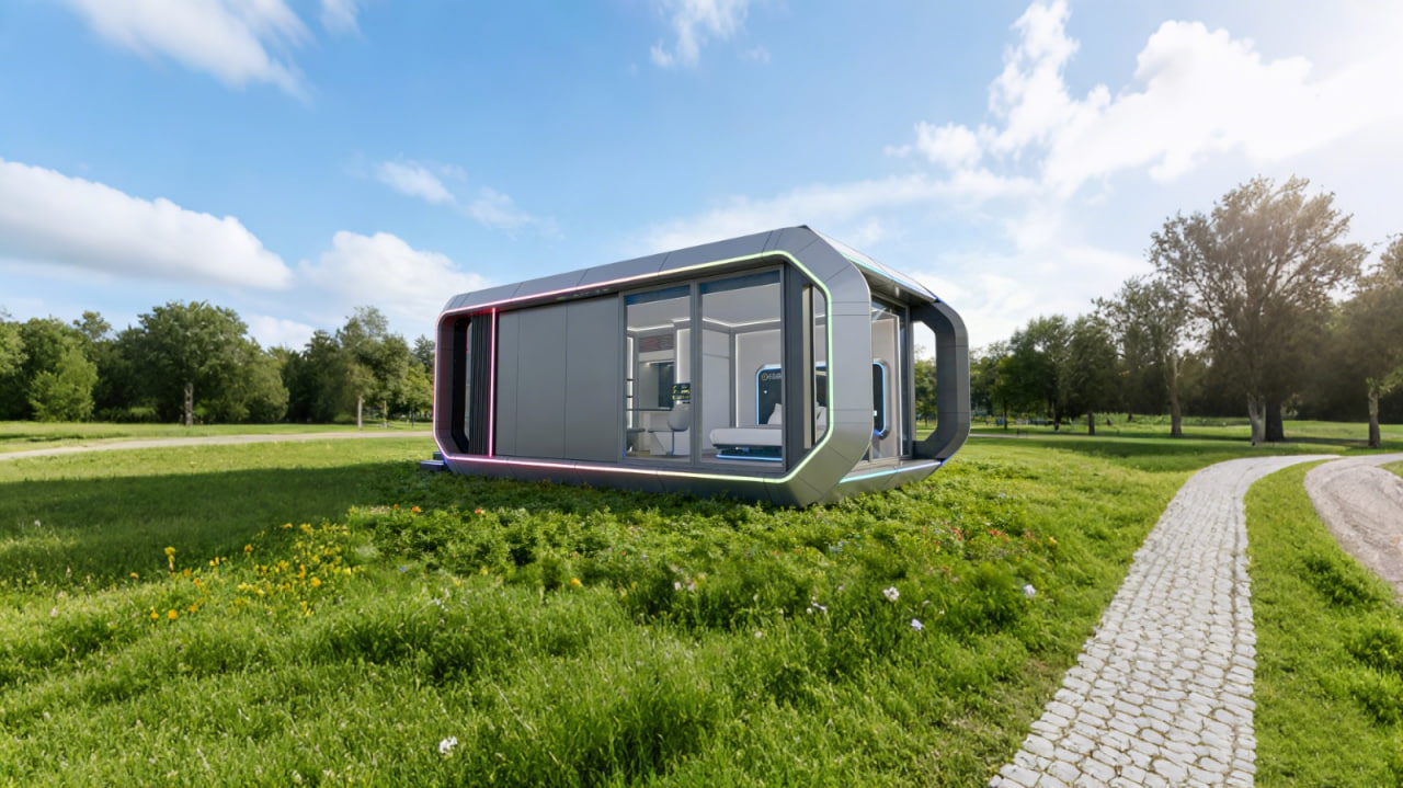 Modern modular capsule lodging