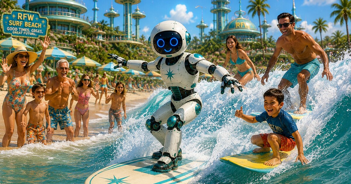 AFK™ Resort Robot Beach