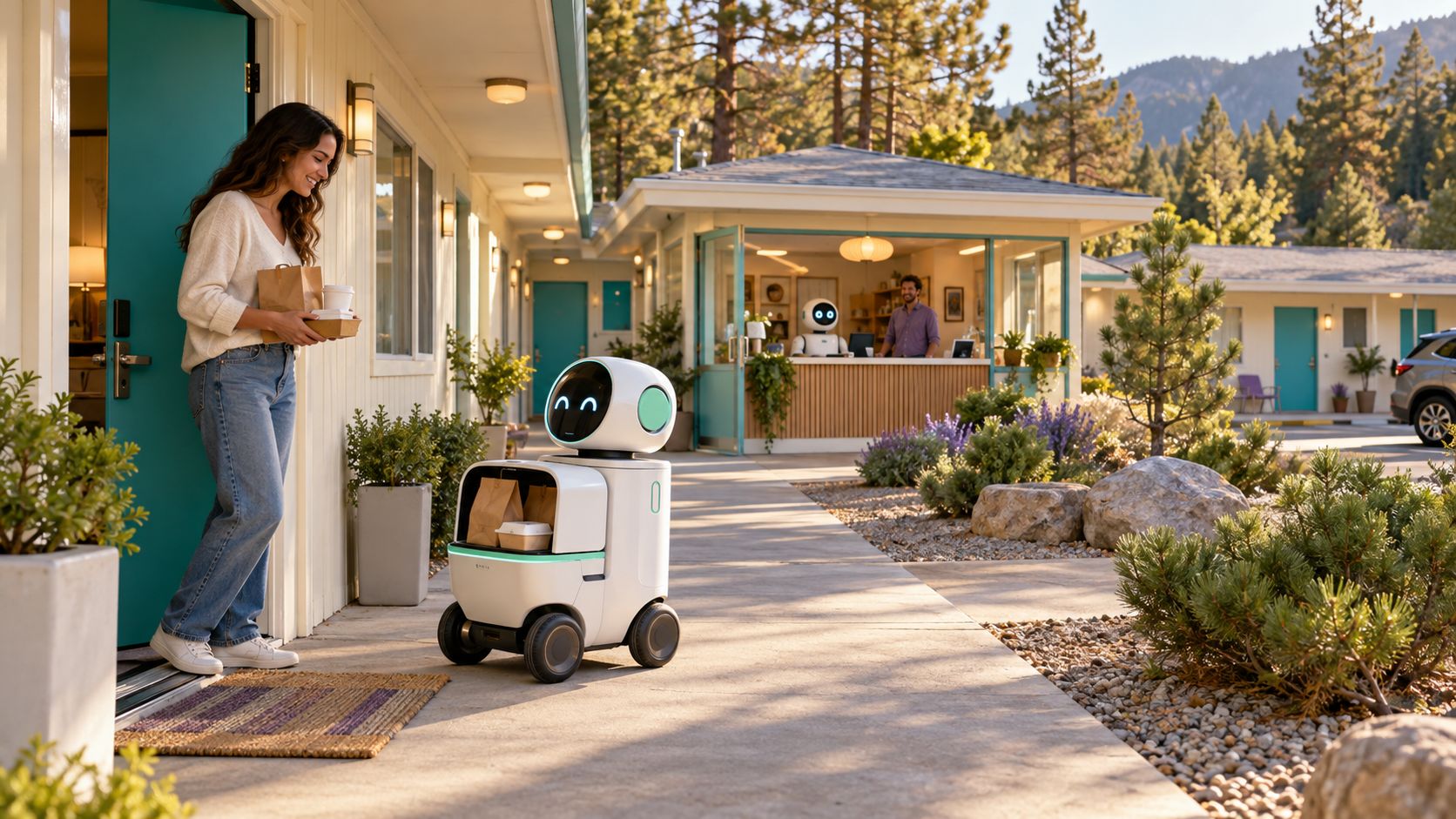 AFK robot hospitality concept
